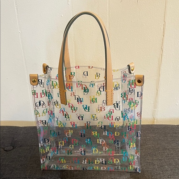 Dooney & Bourke Handbags - Dooney & Bourke Clear Tote with Multicolor Logo